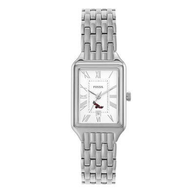Saint Joseph's Hawks Fossil Women's Raquel Three-Hand Date Stainless Steel Watch