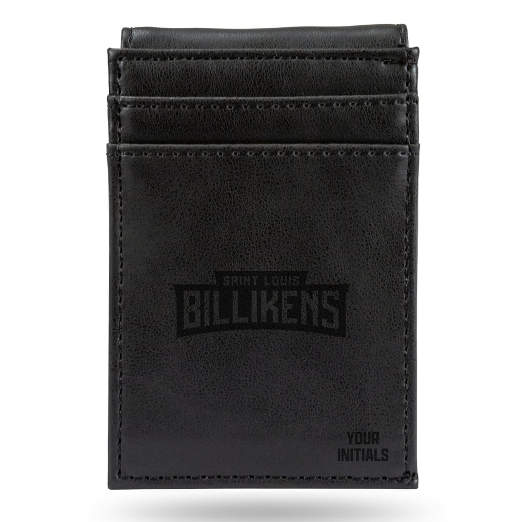 Saint Louis Billikens Personalized Front Pocket Wallet - Black