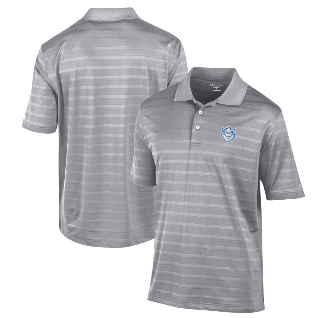 Saint Louis Billikens Champion Textured Solid Polo - Gray