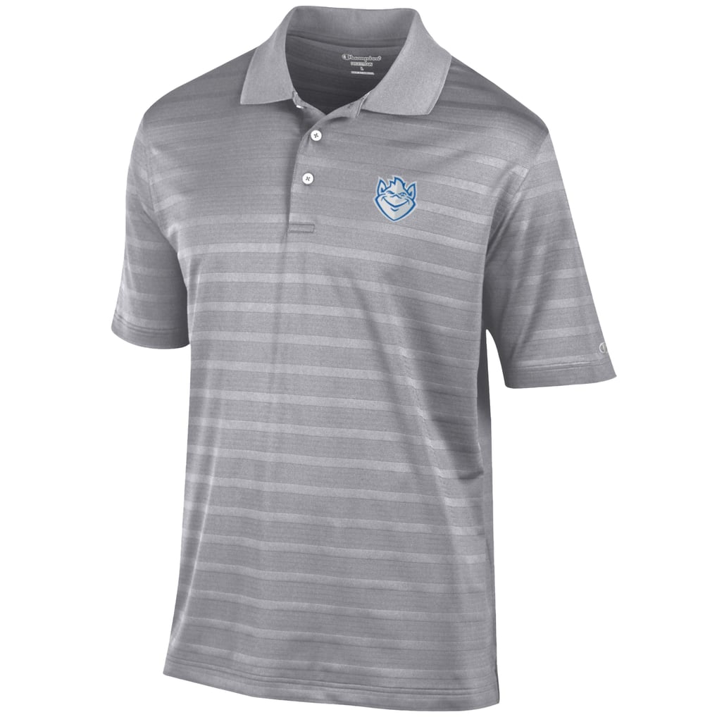 Saint Louis Billikens Champion Textured Solid Polo - Gray