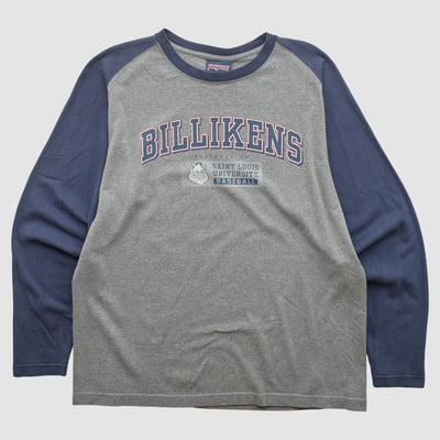 Saint Louis Billikens Jansport 2000s Long Sleeve T-shirt - Heather Gray - 2XL by Fanatics Real Vintage