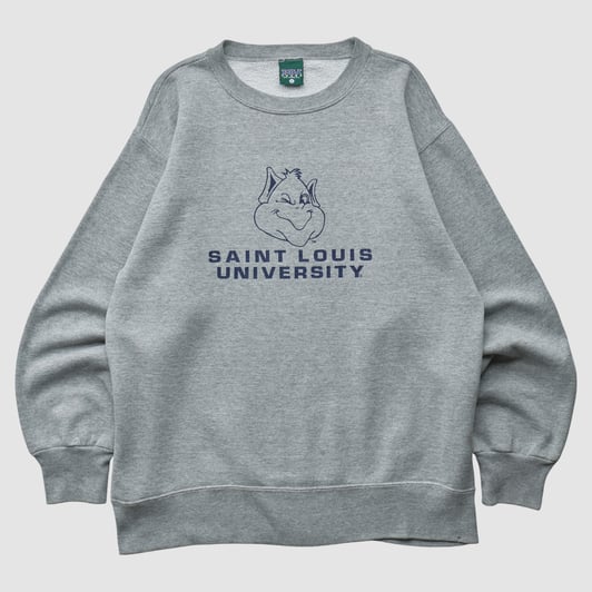 Saint Louis Billikens MV Sport 2000s Pullover Sweatshirt - Gray - M by Fanatics Real Vintage
