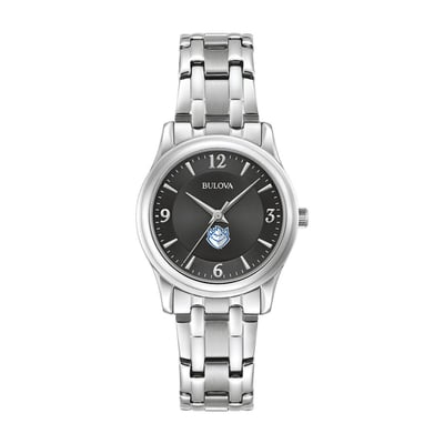 Saint Louis Billikens Bulova Women's Stainless Steel Corporate Collection Watch - Black