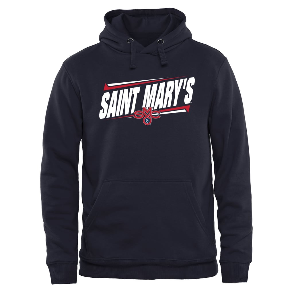 Saint Mary's Gaels Double Bar Pullover Hoodie - Navy