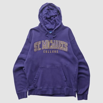 Saint Michael's Purple Knights Gear For Sports 2010s Hooded Pullover Sweatshirt - Purple - M by Fanatics Real Vintage