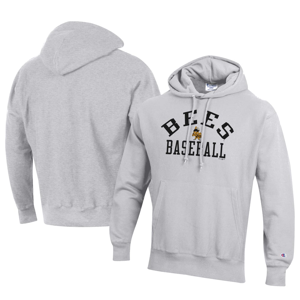 Salt Lake Bees Champion Baseball Reverse Weave Pullover Hoodie - Gray