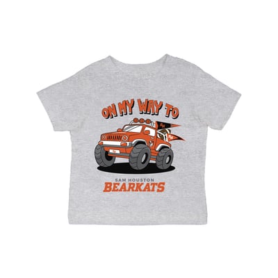 Sam Houston State Bearkats Vive La Fete Infant On My Way T-Shirt - Gray