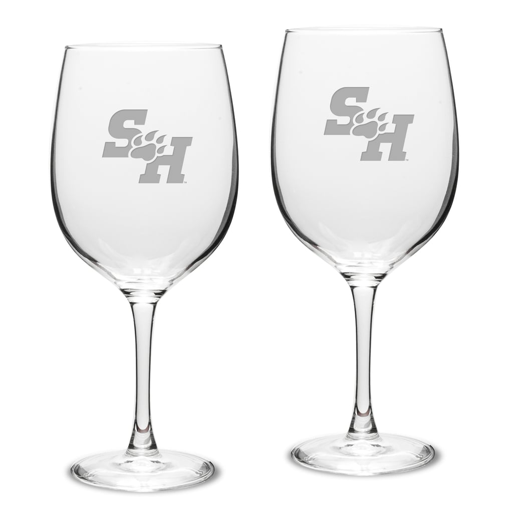Sam Houston State Bearkats 19oz. 2-Piece Traditional Robusto Red Wine Table Glass Set