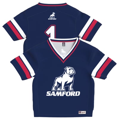 Samford Bulldogs GameDay Greats Infant Lightweight Collegiate Football Fashion Jersey - Royal