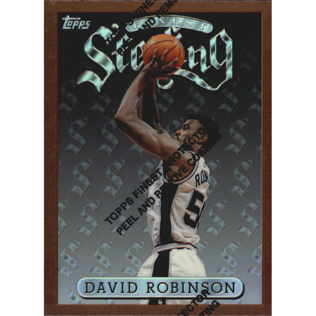 1996-97 Finest Refractors #60 David Robinson B