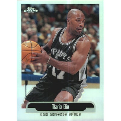 1999-00 Topps Chrome Refractors #182 Mario Elie