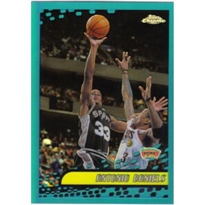 2001-02 Topps Chrome Refractors #6 Antonio Daniels