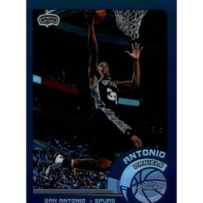 2002-03 Topps Chrome Refractors #122 Antonio Daniels