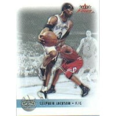 2003-04 Fleer Focus Numbers Century #78 Stephen Jackson