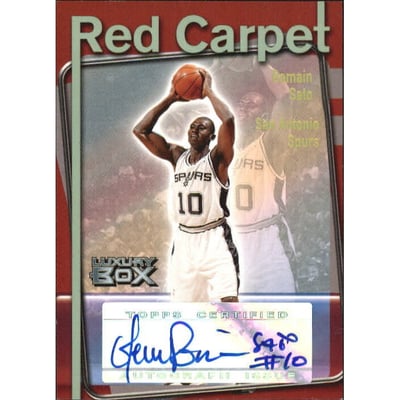 2004-05 Topps Luxury Box Red Carpet Autographs 30 #RS Romain Sato