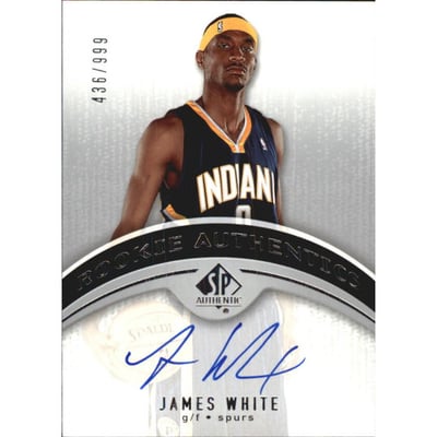 2006-07 SP Authentic #120 James White AU RC