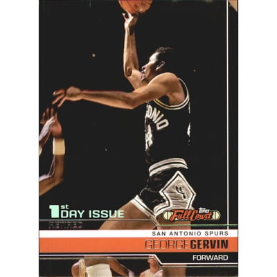 2006-07 Topps Full Court First Day Issue #90 George Gervin