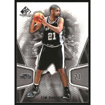 2007-08 SP Game Used #86 Tim Duncan