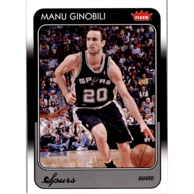 2008-09 Fleer 1988-89 #101 Manu Ginobili