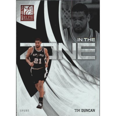 2009-10 Donruss Elite In the Zone #13 Tim Duncan