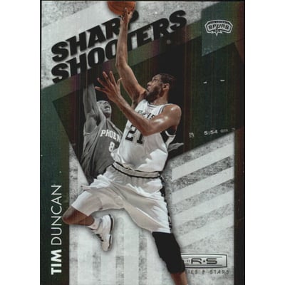 2010-11 Rookies and Stars Sharp Shooters Holofoil #14 Tim Duncan