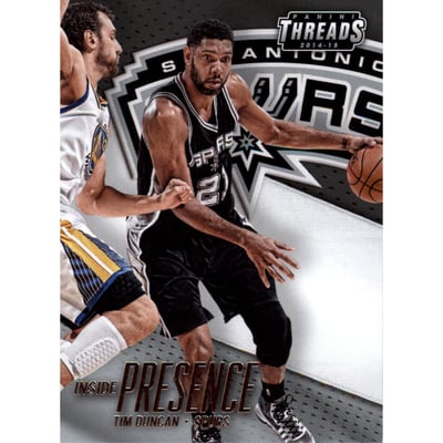 2014-15 Panini Threads Inside Presence #12 Tim Duncan