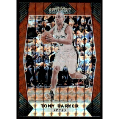 2017-18 Panini Prizm Mosaic Red #93 Tony Parker