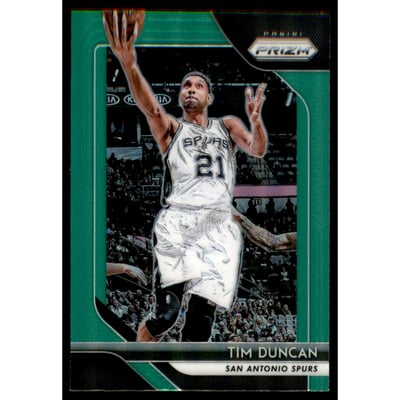 2018-19 Panini Prizm Prizms Green #225 Tim Duncan