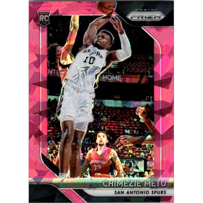 2018-19 Panini Prizm Prizms Pink Ice #241 Chimezie Metu