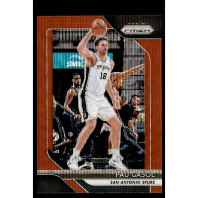 2018-19 Panini Prizm Prizms Ruby Wave #13 Pau Gasol