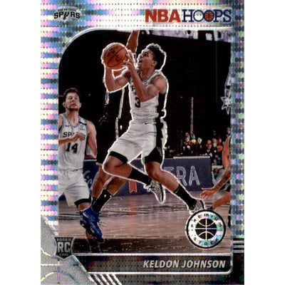 2019-20 Hoops Premium Stock Prizms Pulsar #224 Keldon Johnson