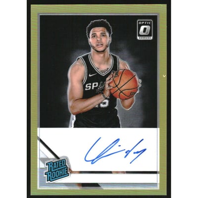2019-20 Panini Donruss Optic Signatures Gold Quinndary Weatherspoon RC Auto /10