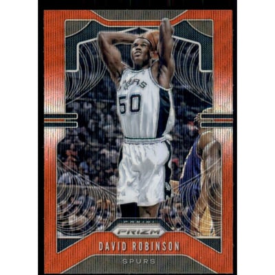2019-20 Panini Prizm Prizms Ruby Wave #9 David Robinson