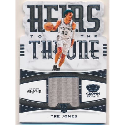 2020-21 Crown Royale Heirs to the Throne Materials #18 Tre Jones