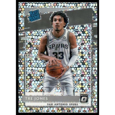2020-21 Donruss Optic Fast Break Holo #188 Tre Jones RR