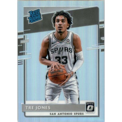 2020-21 Donruss Optic Holo #188 Tre Jones RR
