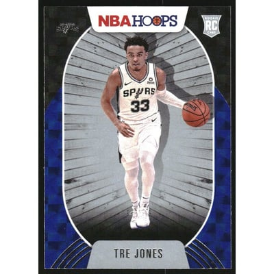 2020-21 Hoops Hyper Blue #208 Tre Jones
