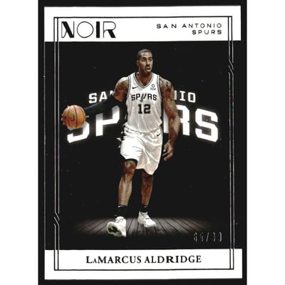 2020-21 Panini Noir #16 LaMarcus Aldridge A