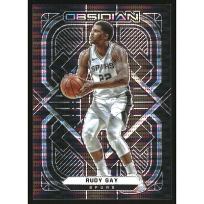 2020-21 Panini Obsidian Electric Etch Asia #26 Rudy Gay