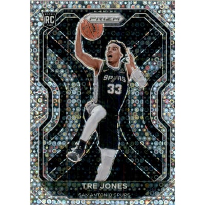 2020-21 Panini Prizm Prizms Fast Break #291 Tre Jones