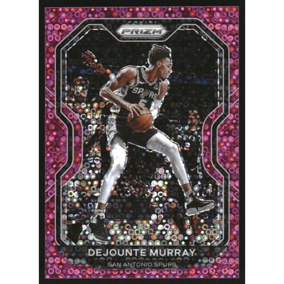 2020-21 Panini Prizm Prizms Fast Break Pink #153 Dejounte Murray