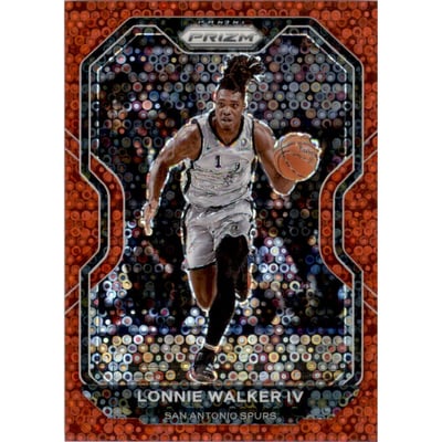 2020-21 Panini Prizm Prizms Fast Break Red #142 Lonnie Walker IV