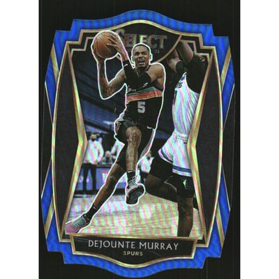 2020-21 Select Prizms Blue Die Cut #124 Dejounte Murray