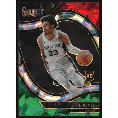 2020-21 Select Prizms Red White Green Ice #263 Tre Jones