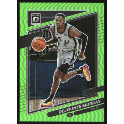 2021-22 Donruss Optic Lime Green #116 Dejounte Murray