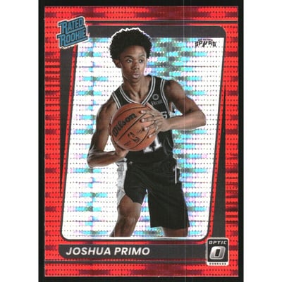 2021-22 Donruss Optic Red Pulsar #162 Joshua Primo