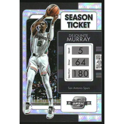 2021-22 Panini Contenders Optic 75th Anniversary #98 Dejounte Murray