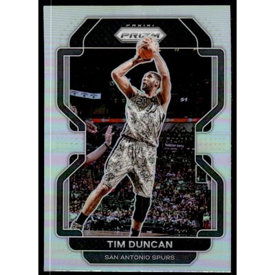 2021-22 Panini Prizm Prizms Silver #268 Tim Duncan