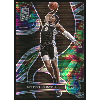2021-22 Panini Spectra Celestial #93 Keldon Johnson