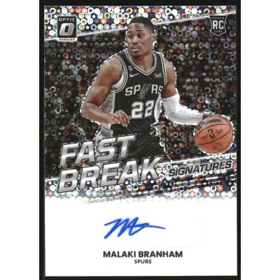 2022-23 Donruss Optic Fast Break Signatures #78 Malaki Branham